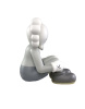 KAWS Seeing Watching Виниловая Фигурка (серый) - 24 см