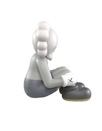 KAWS Seeing Watching Виниловая Фигурка (серый) - 24 см