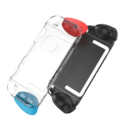 Switch 2 Crystal Grip-Set — прозора PC-броня з трьома змінними ручками YZC-509