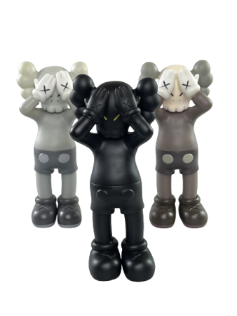 KAWS At This Time Виниловая Фигурка (Черный) - 20 см