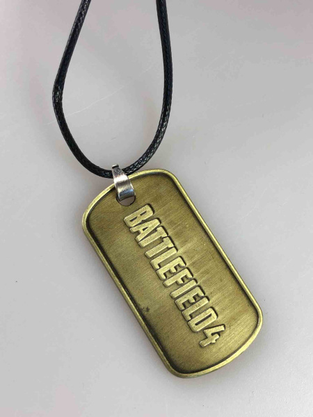 Підвіска Battlefield 4 для геймерів, армійський жетон, колір антична бронза