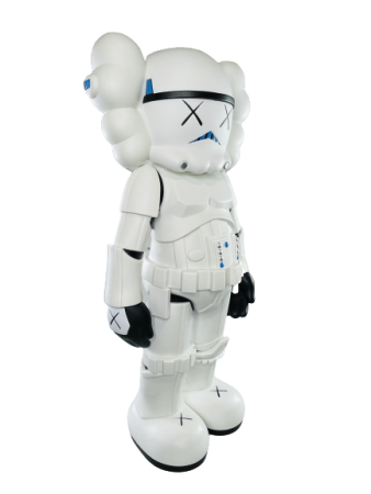 KAWS Star Wars Storm Trooper Companion виниловая фигурка (Белый) - 70 см