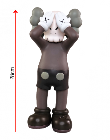 KAWS At This Time Виниловая Фигурка (коричневый) - 28 см