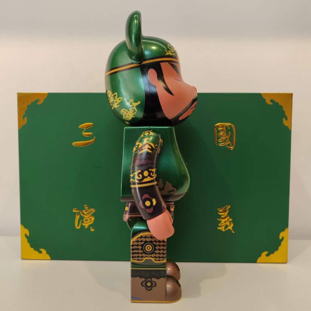 Bearbrick Guan Yu (Фігурка Гуан Ю) Зелений 400% (28 см)