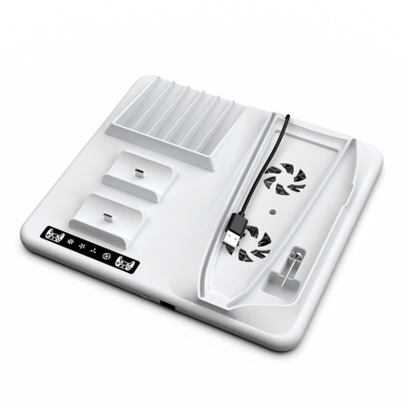 PS5 Slim підставка для охолодження з полицею для зберігання дисків  HBP-537