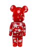 Bearbrick Japan Cool (Красный с белыми цветами) 1000% (70 см)