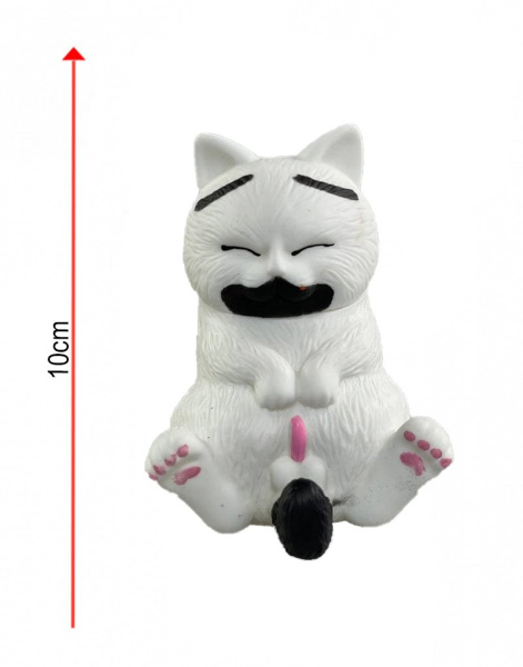 Фигурка Котик Сидячий 10 см N2