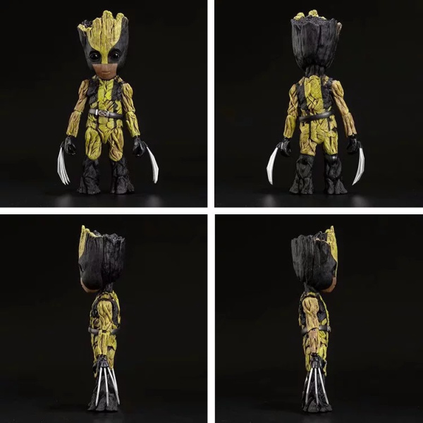 Фігурка Вартові галактики 2 Groot Treeman Росомаха (26 см)