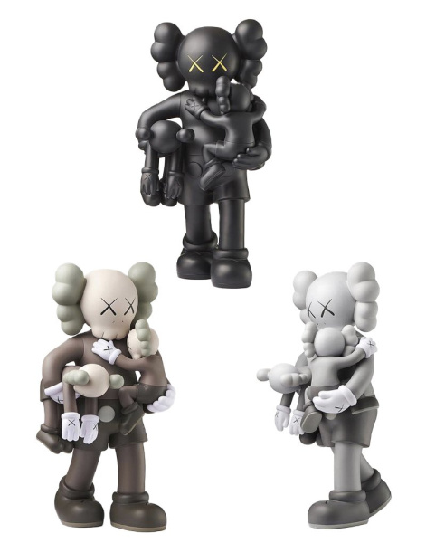 Kaws Clean Slate Виниловая фигурка (Серый) - 37 см Kaws Clean Slate Виниловая фигурка (Серый) - 37 см