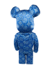 Bearbrick x Clot x Nike (Синий шелк) 1000% (70 см)