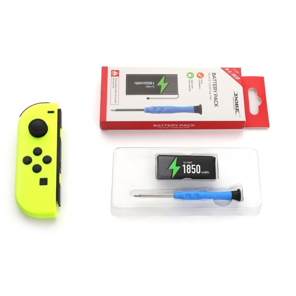 Ліва та права Switch OLED батарею Joy-con акумулятор + викрутка (одна)