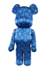 Bearbrick x Clot x Nike (Синий шелк) 1000% (70 см)