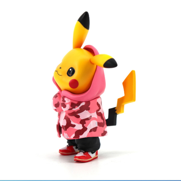 Фігурка Пікачу у спортивному костюмі рожевому - хакі (17 см)
