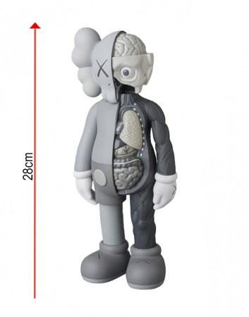 Фигурка Kaws Flayed Companion (Серый) - 28 см