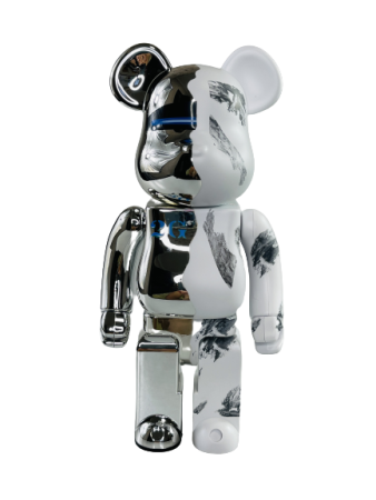 Bearbrick Daniel Arsham & Hajime Sorayama 400% (28 см)