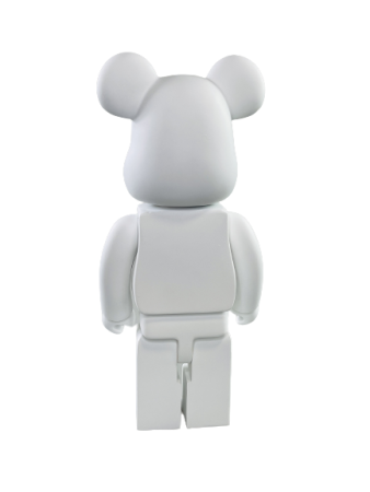 Bearbrick Art OverTurn Purple Crystal (Фиолетовый Кристалл) 400% (28см)