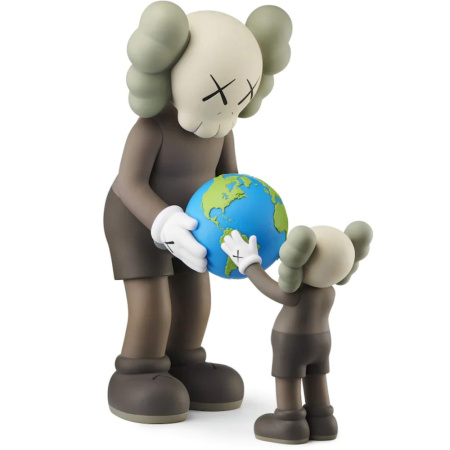 KAWS THE PROMISE Вінілова фігурка Коричнева (34см)