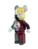 Bearbrick x Kaws Dissected Companion Беарбрик коричневый/красный 400% (28см)