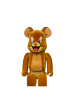 Bearbrick Том і Джеррі: Джеррі Флокі (Оксамитовий) 400% (28см)
