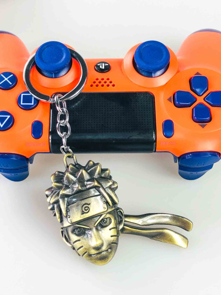 Брелок Наруто Узумакі (Naruto) металевий – аніме аксесуар для ключів та рюкзака