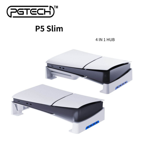 PS5 slim HUB 4 USB2.0 кронштейн для зберігання консолі  GP-528 