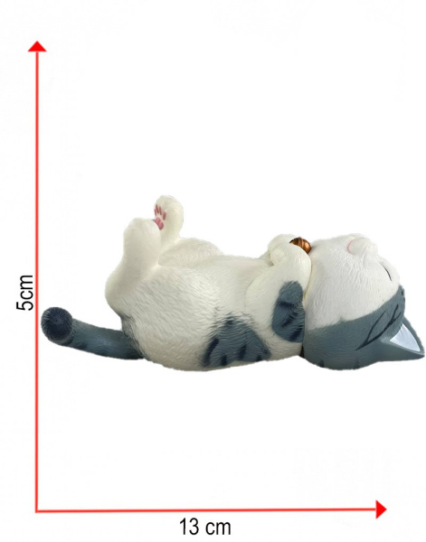 Фигурка Котик Лежачий 5 см N1