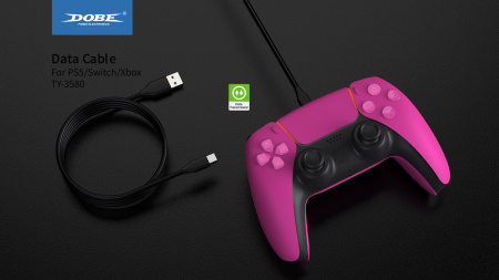 Кабель для зарядки PS5 DualSense NSPRO/XBOXUSB  Steam Deck Type c  TP5-3580