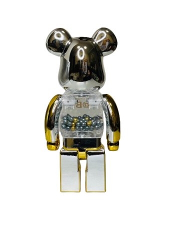 Bearbrick My First Baby Gold_Silver 400% (28см)