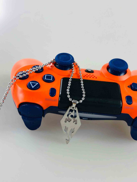 Кулон Skyrim з драконом – амулет для геймерів, підвіска The Elder Scrolls