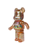 Bearbrick X-Girl (фігурка прозора рожева) 400% (28см)