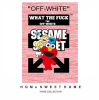 Ковер Kaws Off-White What The Fuck Sesame Street