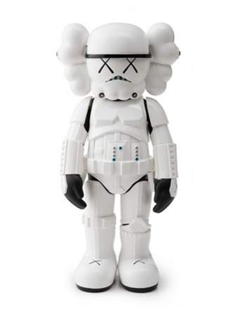 KAWS Star Wars Storm Trooper Companion виниловая фигурка (Белый) - 25 см