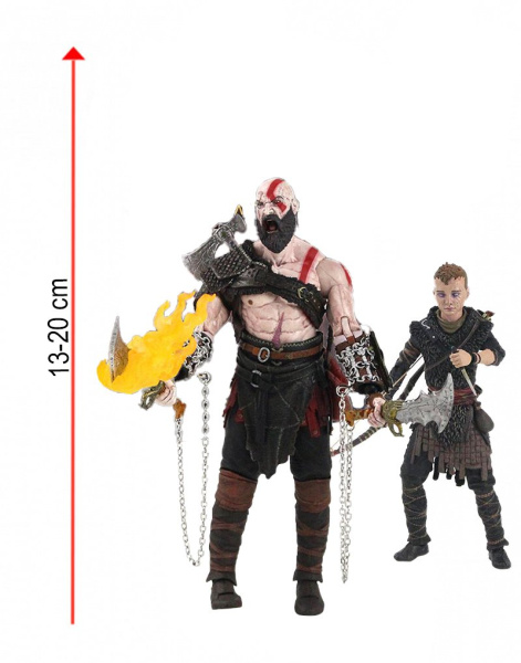 Фигурка God of War Кратос и Атрей 13\20 см