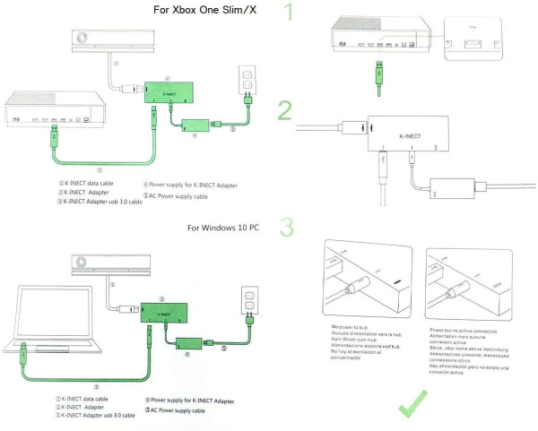 Переходник Adapter Kinect 2.0 Xbox One S & Windows Оригинал 