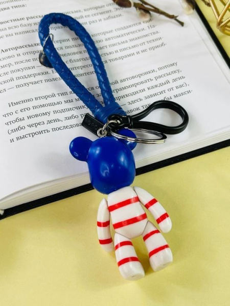 Брелок Bearbrick с ремешком Американский Флаг