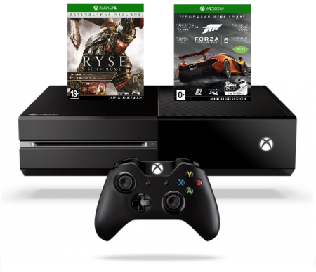 Игровая консоль Xbox One 500GB + Ryse: Son of Rome LE + Forza 5