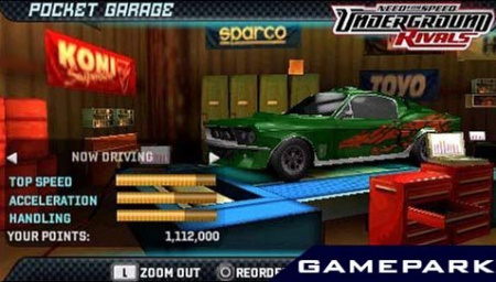 Need for Speed Underground Rivals (PSP)