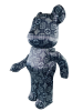 Bearbrick x Clot x Nike (Черный шелк) 1000% (70 см)