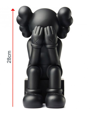 Kaws Companion Passing Through Фигурка (Черный) 28 см