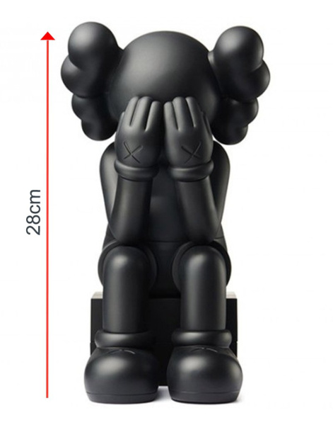 Kaws Companion Passing Through Фигурка (Черный) 28 см Kaws Companion Passing Through Фигурка (Черный) 28 см