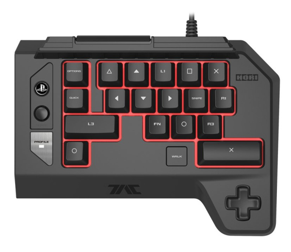 PS 4 Игровая мышь и Кейпад Hori T.A.C. FOUR TYPE K2 (PS4-124E)