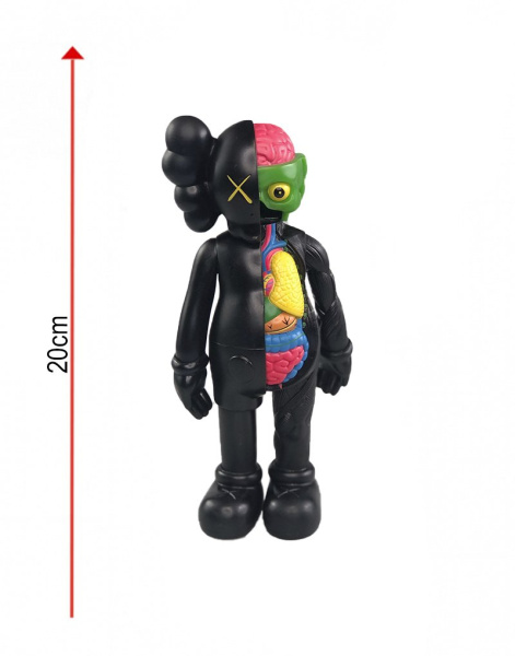 Фигурка Kaws Flayed Companion Black (Черный) - 20 см Фигурка Kaws Flayed Companion Black (Черный) - 20 см