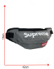 Сумка-бананка Supreme (серая)