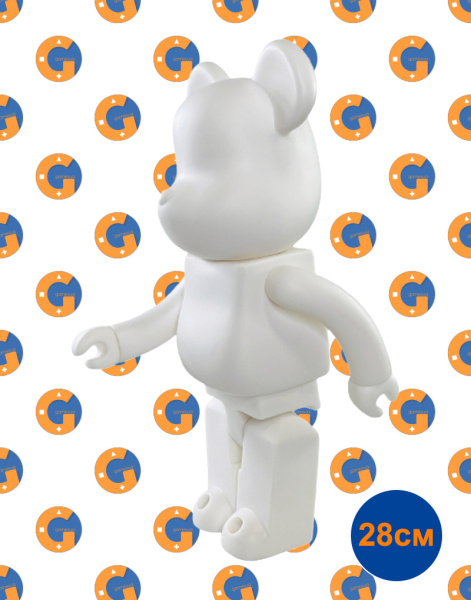 Bearbrick Білий Матовий (28см)