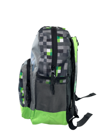 Майнкрафт Рюкзак Кирка Серо-Зеленый