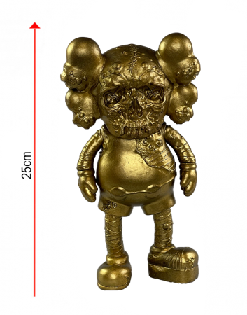 Kaws X Pushead Companion Фигурка (Золотой) - 25 см