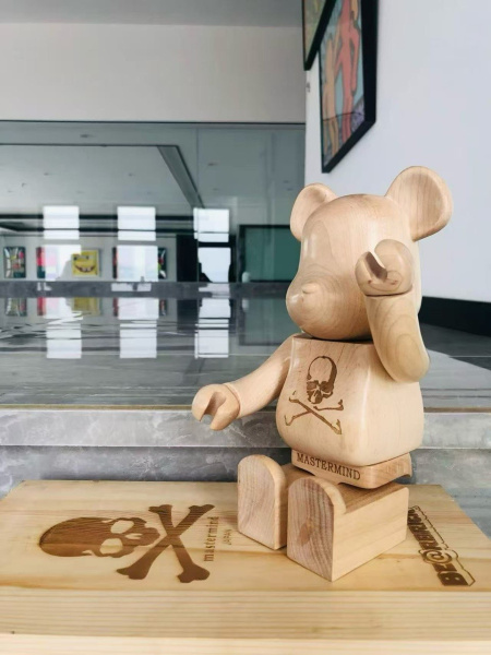 BEARBRICK × Karimoku × mastermind JAPAN 400% White