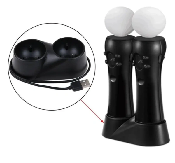 Зарядна станція для 2 контролерів PlayStation Move PS4 / PS VR KJHPSVR-005