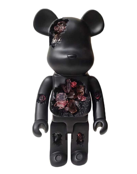Фігурка Bearbrick — Daniel Arsham (Чорний з кристалами) 1000% (70 см)