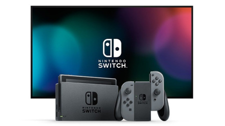 Игровая приставка  Nintendo Switch серый + игра The Legend of Zelda: Breath of the Wild